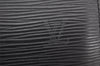 Authentic Louis Vuitton Epi Soufflot Black Hand Bag M52222 LV 1740K