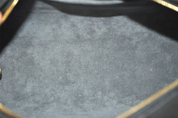 Authentic Louis Vuitton Epi Soufflot Black Hand Bag M52222 LV 1740K