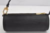 Authentic Louis Vuitton Epi Soufflot Black Hand Bag M52222 LV 1740K