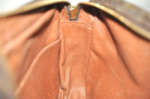 Authentic Louis Vuitton Monogram Compiegne 28 Clutch Hand Bag M51845 LV 1741I