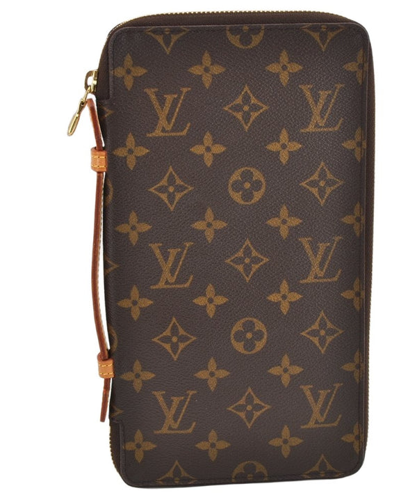 Authentic Louis Vuitton Monogram Organizer de Voyage Travel Case M60119 LV 1741K