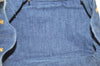 Authentic PRADA Vintage Canapa L Canvas Tote Hand Bag Denim Blue 1742J