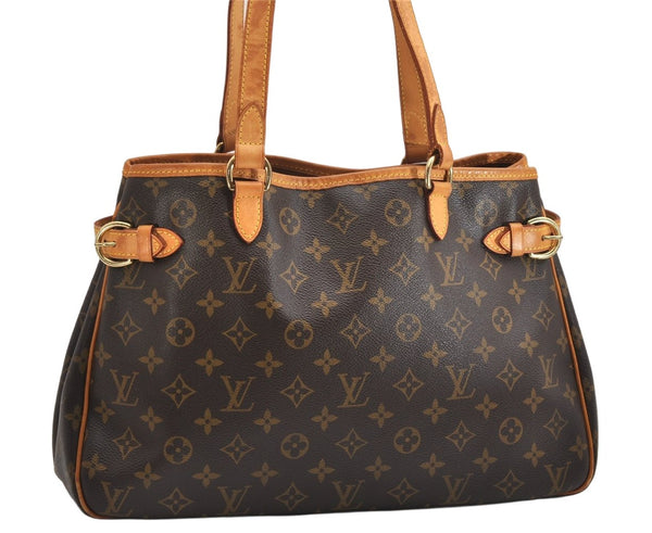 Authentic Louis Vuitton Monogram Batignolles Horizontal Tote Bag M51154 LV 1742K
