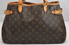 Authentic Louis Vuitton Monogram Batignolles Horizontal Tote Bag M51154 LV 1742K