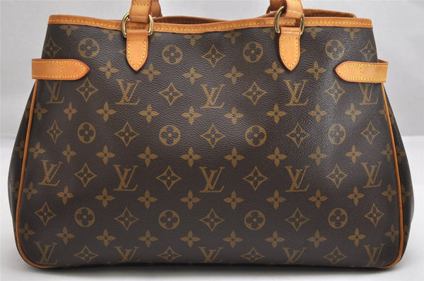 Authentic Louis Vuitton Monogram Batignolles Horizontal Tote Bag M51154 LV 1742K