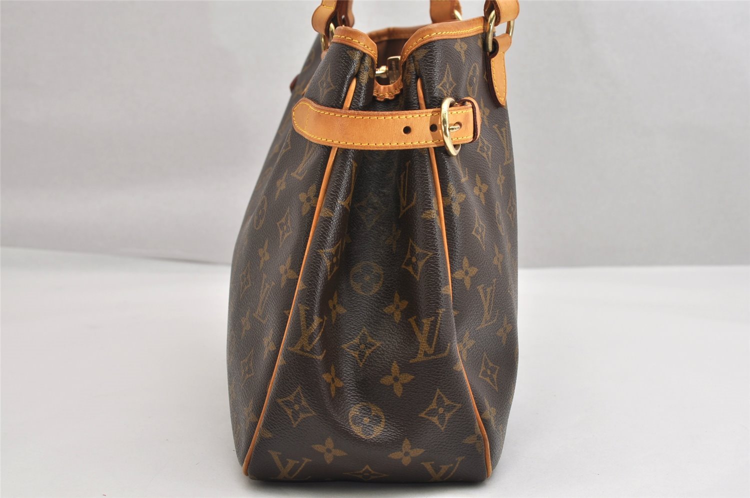 Authentic Louis Vuitton Monogram Batignolles Horizontal Tote Bag M51154 LV 1742K