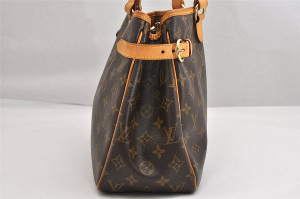 Authentic Louis Vuitton Monogram Batignolles Horizontal Tote Bag M51154 LV 1742K