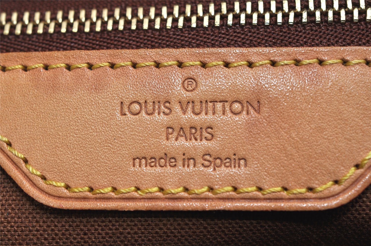 Authentic Louis Vuitton Monogram Batignolles Horizontal Tote Bag M51154 LV 1742K