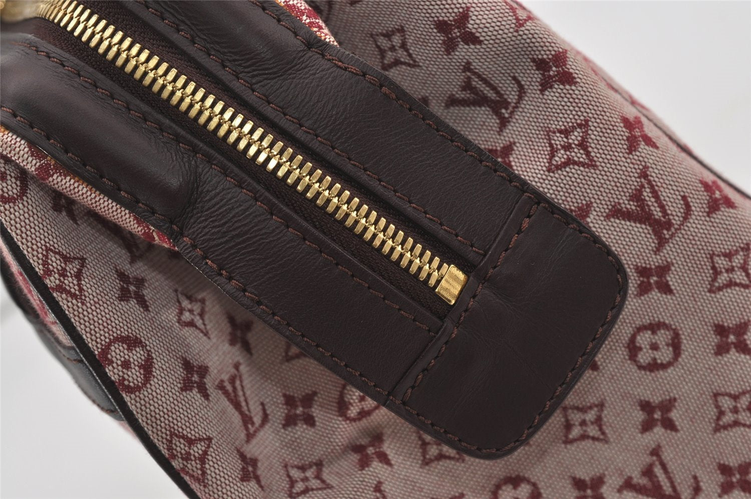 Authentic Louis Vuitton Monogram Mini Josephine PM Hand Bag Pink M92216 LV 1743I