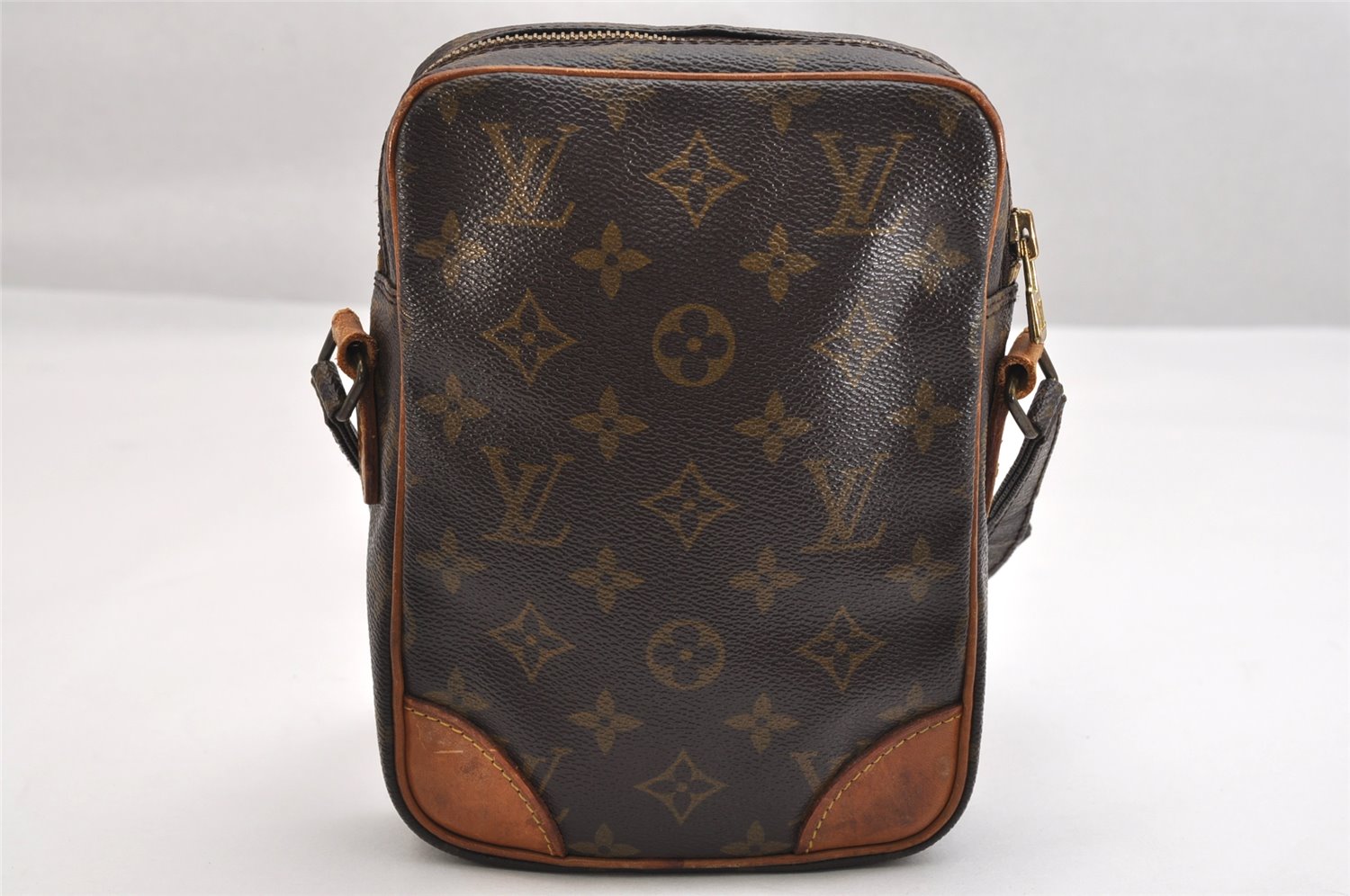Authentic Louis Vuitton Monogram Danube Shoulder Cross Body Bag M45266 LV 1743K