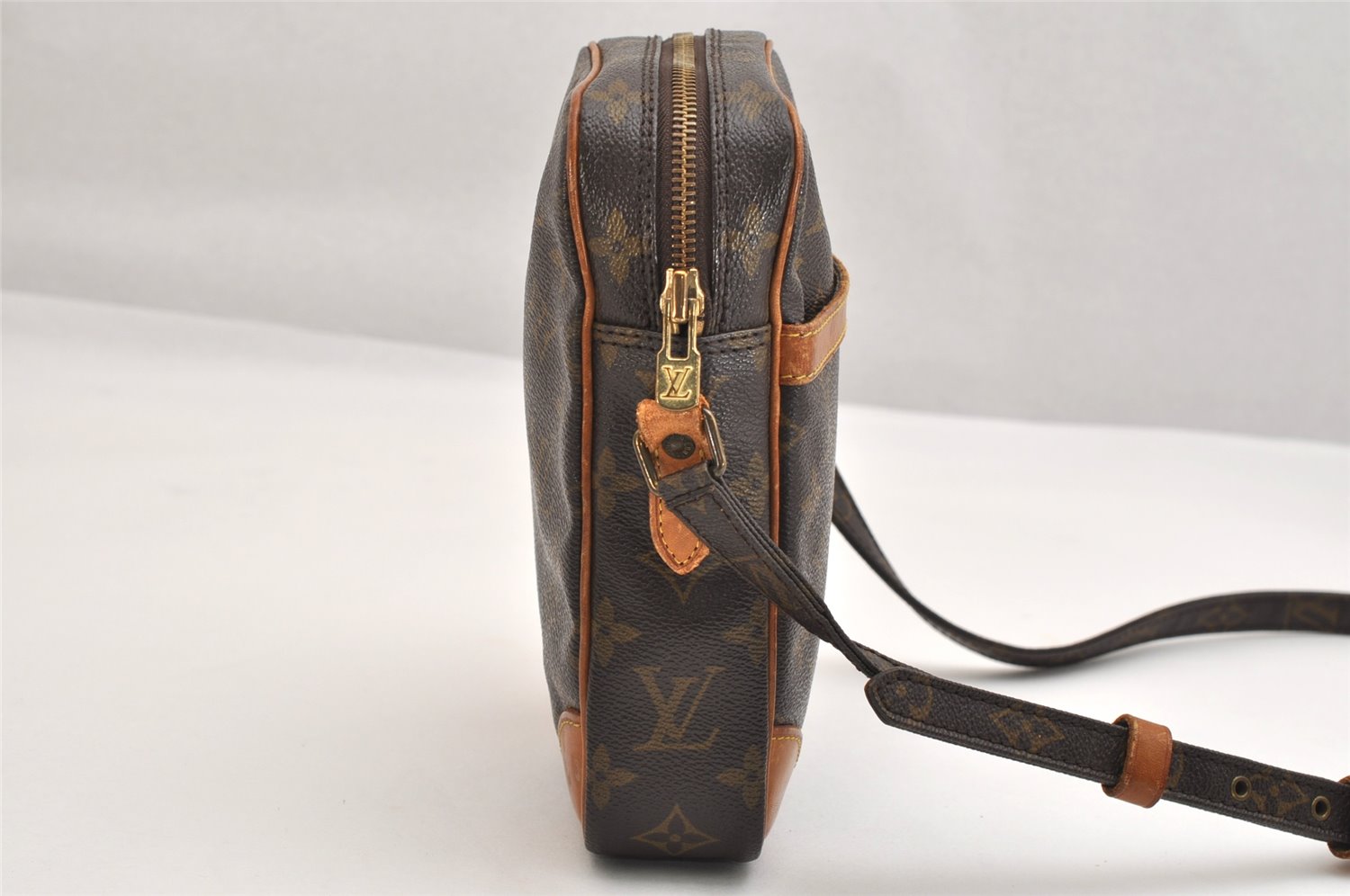 Authentic Louis Vuitton Monogram Danube Shoulder Cross Body Bag M45266 LV 1743K