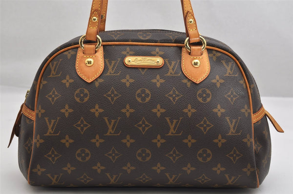 Authentic Louis Vuitton Monogram Montorgueil PM M95565 Shoulder Tote Bag 1744K