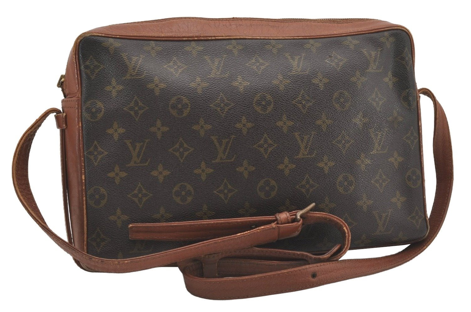 Auth Louis Vuitton Monogram Sac Bandouliere 35 Shoulder Bag Old Model Junk 1745J