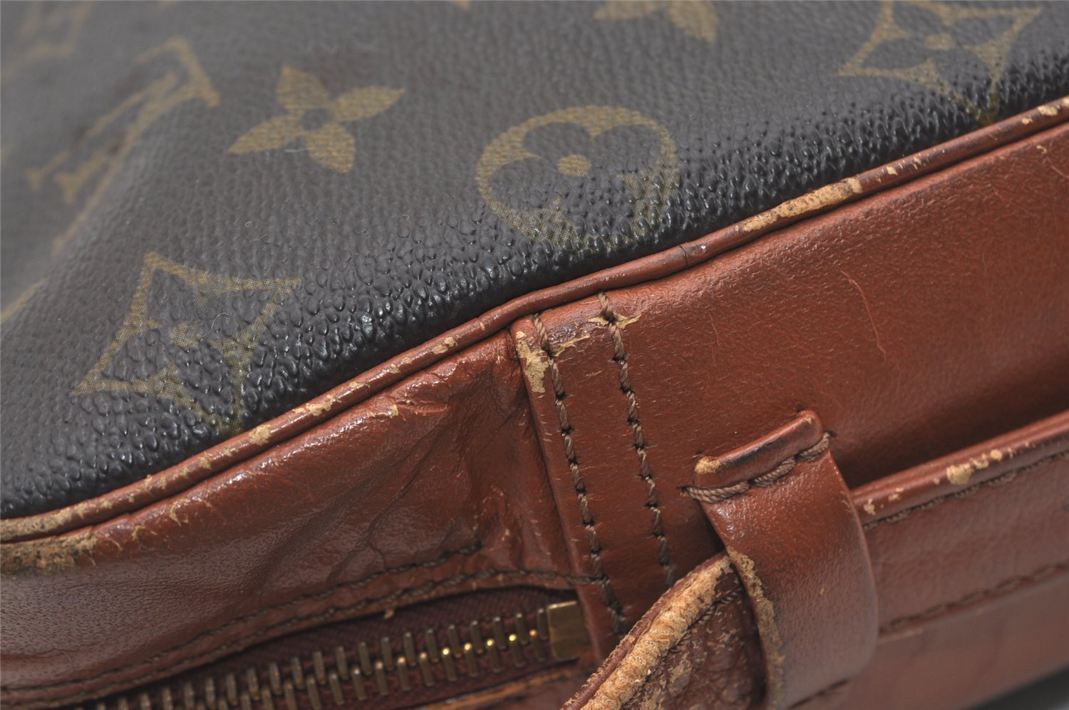 Auth Louis Vuitton Monogram Sac Bandouliere 35 Shoulder Bag Old Model Junk 1745J