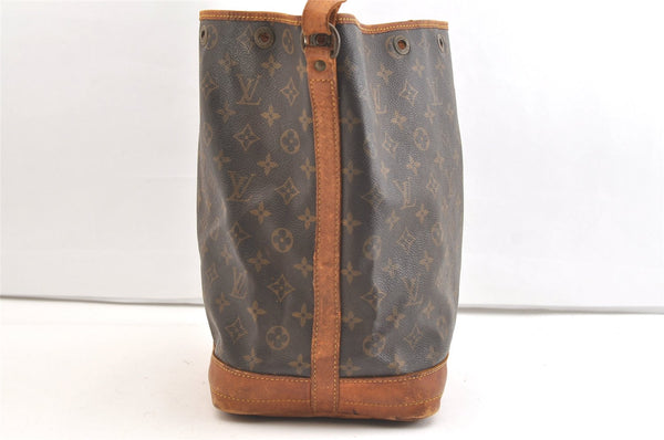 Authentic Louis Vuitton Monogram Noe Shoulder Drawstring Bag M42224 LV 1745K