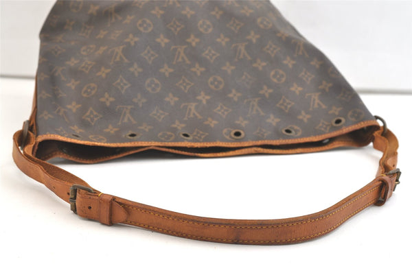 Authentic Louis Vuitton Monogram Noe Shoulder Drawstring Bag M42224 LV 1745K