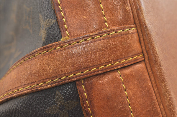 Authentic Louis Vuitton Monogram Noe Shoulder Drawstring Bag M42224 LV 1745K