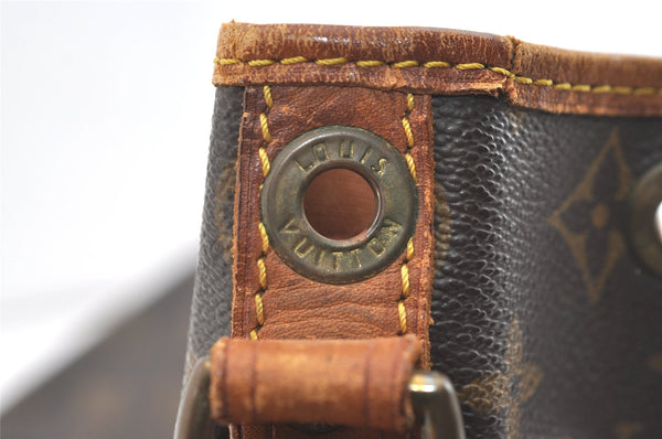 Authentic Louis Vuitton Monogram Noe Shoulder Drawstring Bag M42224 LV 1745K