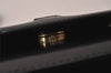 Authentic GUCCI Web Sherry Line Horsebit Shoulder Bag Leather Black Junk 1747J