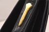 Authentic GUCCI Web Sherry Line Horsebit Shoulder Bag Leather Black Junk 1747J