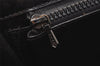 Authentic GUCCI Web Sherry Line Horsebit Shoulder Bag Leather Black Junk 1747J