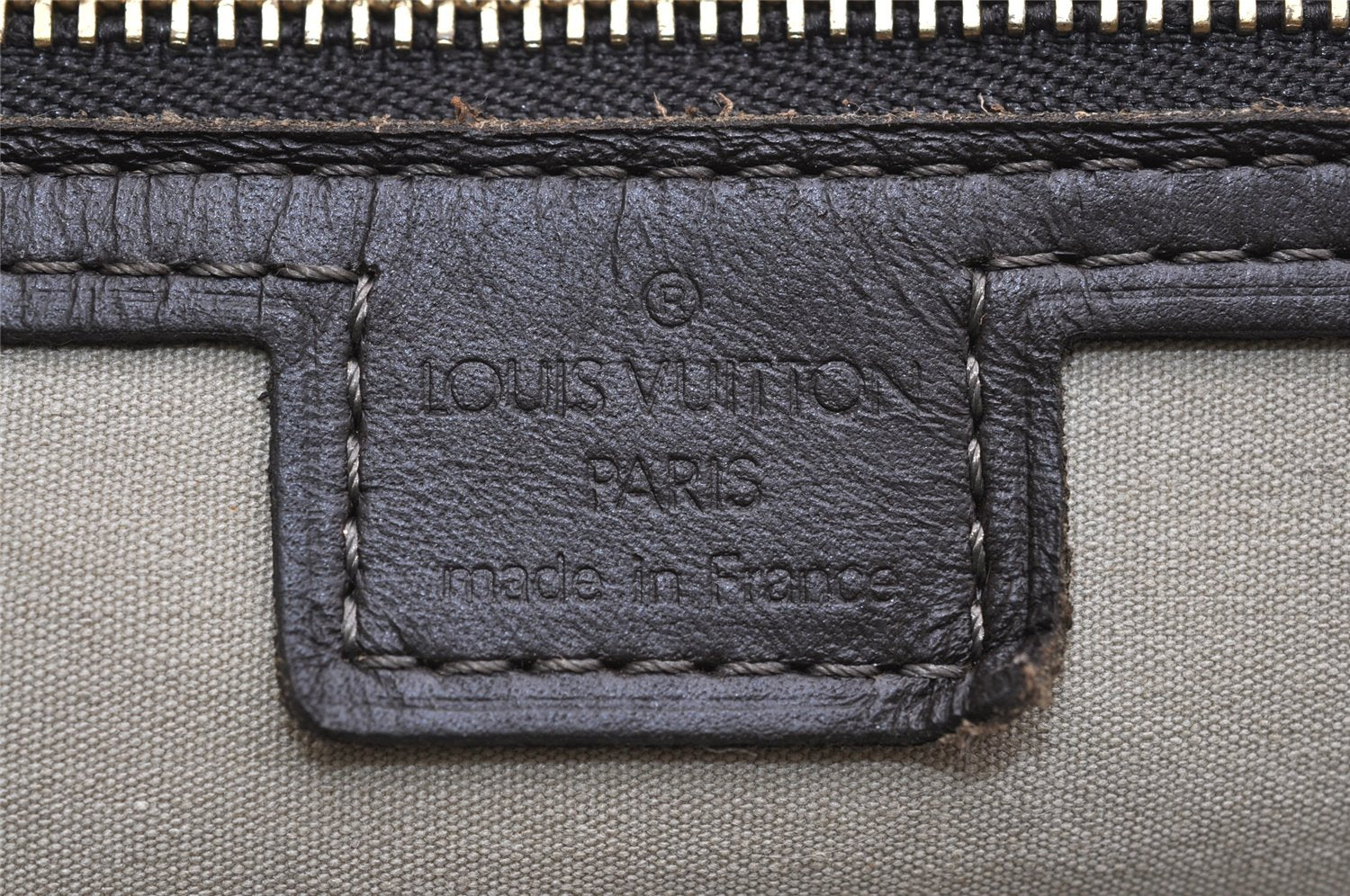 Auth Louis Vuitton Monogram Mini Alma Ron Hand Bag Khaki Beige M92206 LV 1748K