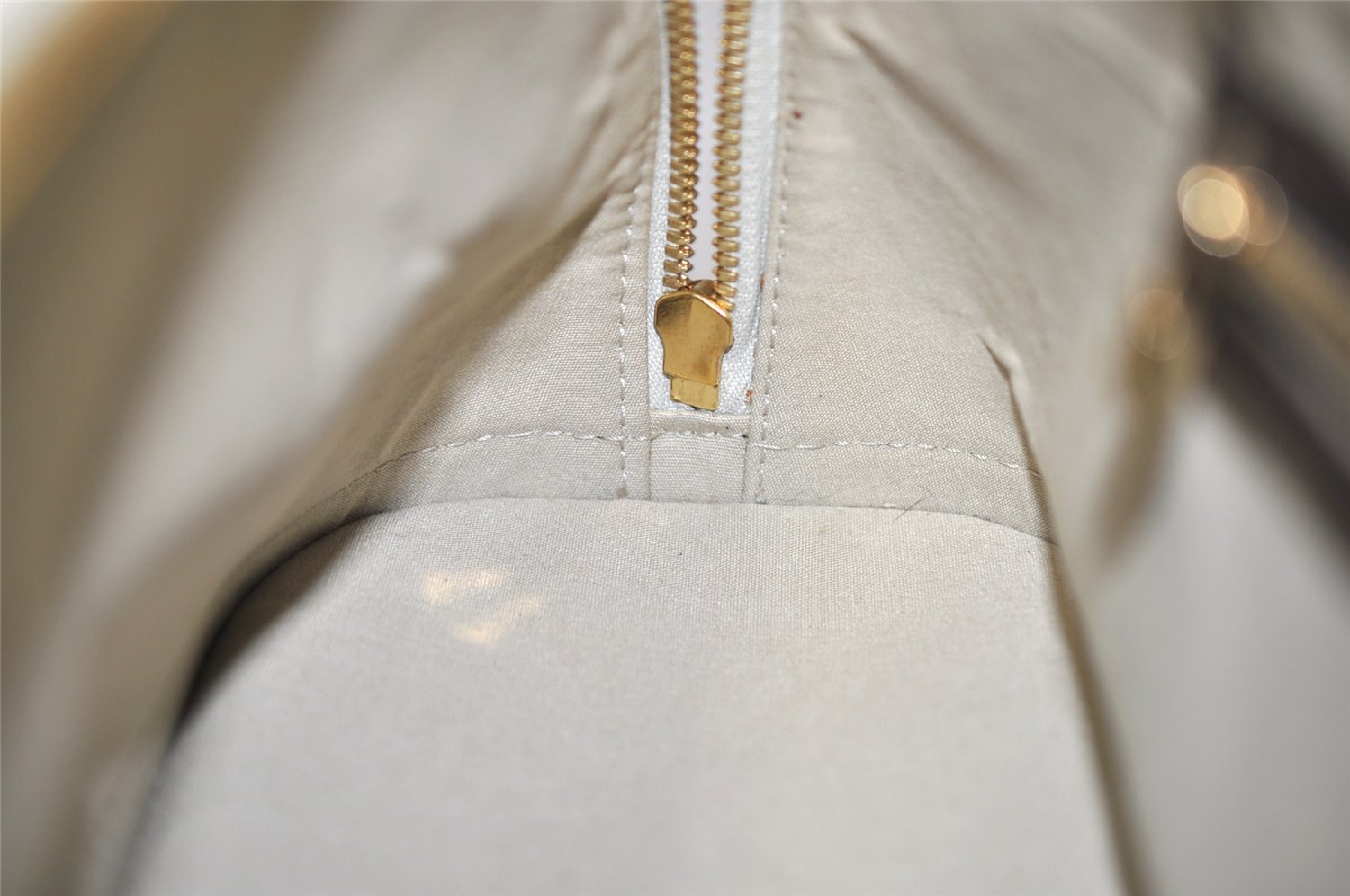 Auth Louis Vuitton Monogram Mini Alma Ron Hand Bag Khaki Beige M92206 LV 1748K