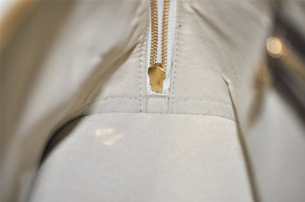 Auth Louis Vuitton Monogram Mini Alma Ron Hand Bag Khaki Beige M92206 LV 1748K