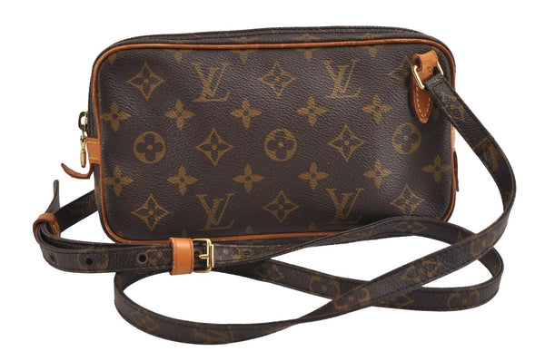 Auth Louis Vuitton Monogram Marly Bandouliere Shoulder Bag M51828 Junk 1749J