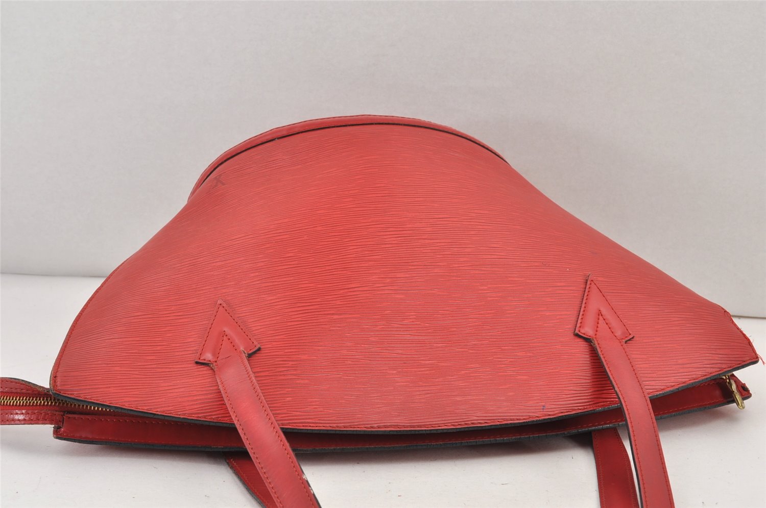 Auth Louis Vuitton Epi Saint Jacques Shopping Shoulder Bag Red M52267 LV 1749K
