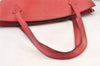 Auth Louis Vuitton Epi Saint Jacques Shopping Shoulder Bag Red M52267 LV 1749K