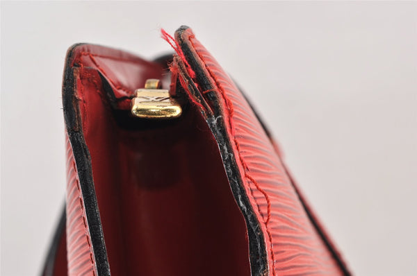 Auth Louis Vuitton Epi Saint Jacques Shopping Shoulder Bag Red M52267 LV 1749K