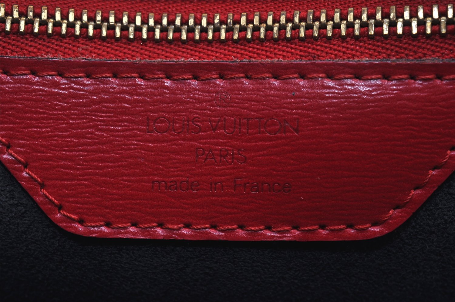 Auth Louis Vuitton Epi Saint Jacques Shopping Shoulder Bag Red M52267 LV 1749K