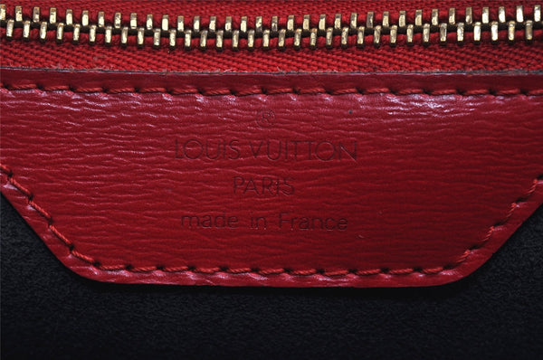 Auth Louis Vuitton Epi Saint Jacques Shopping Shoulder Bag Red M52267 LV 1749K