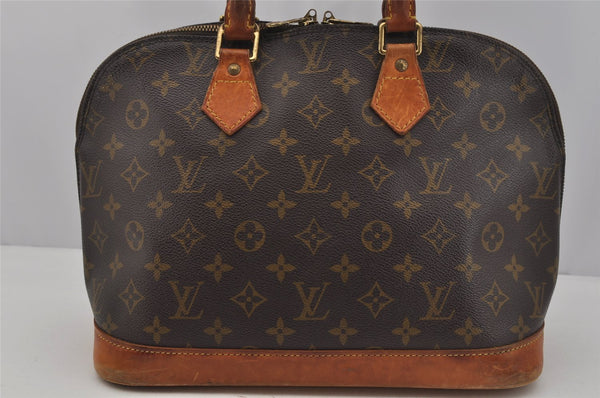 Authentic Louis Vuitton Monogram Alma Hand Bag Purse M51130 LV 1750J