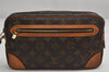 Authentic Louis Vuitton Monogram Marly Dragonne GM M51825 Clutch Hand Bag 1750K
