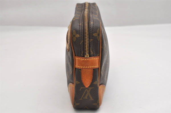 Authentic Louis Vuitton Monogram Marly Dragonne GM M51825 Clutch Hand Bag 1750K