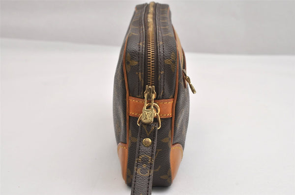 Authentic Louis Vuitton Monogram Marly Dragonne GM M51825 Clutch Hand Bag 1750K