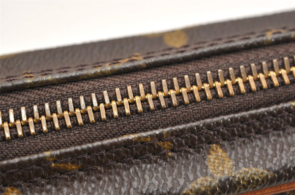 Authentic Louis Vuitton Monogram Marly Dragonne GM M51825 Clutch Hand Bag 1750K