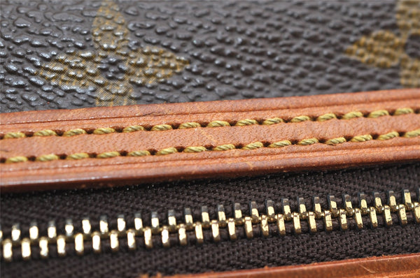 Authentic Louis Vuitton Monogram Marly Dragonne GM M51825 Clutch Hand Bag 1750K