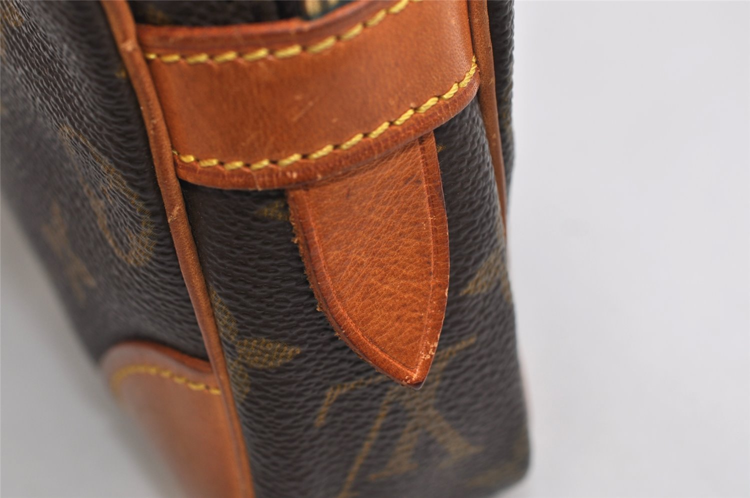 Authentic Louis Vuitton Monogram Marly Dragonne GM M51825 Clutch Hand Bag 1750K