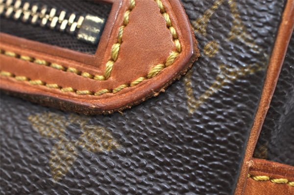 Authentic Louis Vuitton Monogram Marly Dragonne GM M51825 Clutch Hand Bag 1750K