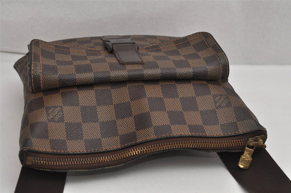 Authentic Louis Vuitton Damier Pochette Melville N51127 Shoulder Cross Bag 1751K