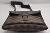 Authentic Louis Vuitton Damier Pochette Melville N51127 Shoulder Cross Bag 1751K