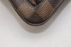 Authentic Louis Vuitton Damier Pochette Melville N51127 Shoulder Cross Bag 1751K
