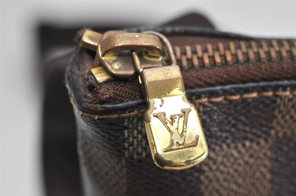 Authentic Louis Vuitton Damier Pochette Melville N51127 Shoulder Cross Bag 1751K