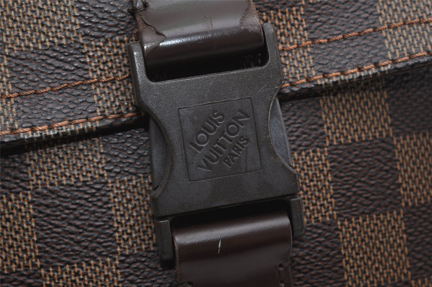 Authentic Louis Vuitton Damier Pochette Melville N51127 Shoulder Cross Bag 1751K