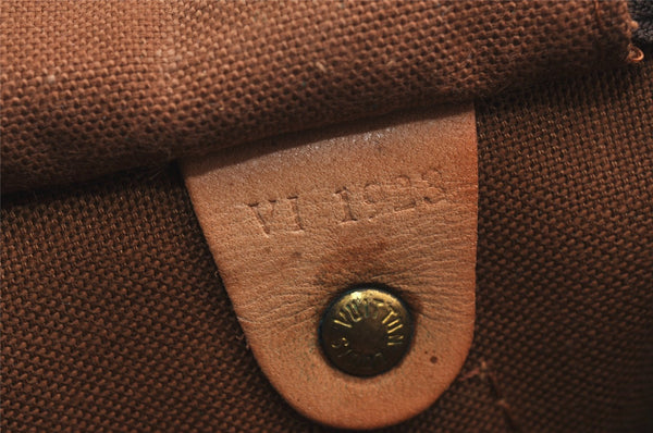 Authentic Louis Vuitton Monogram Speedy 30 Hand Boston Bag M41526 LV 1752I