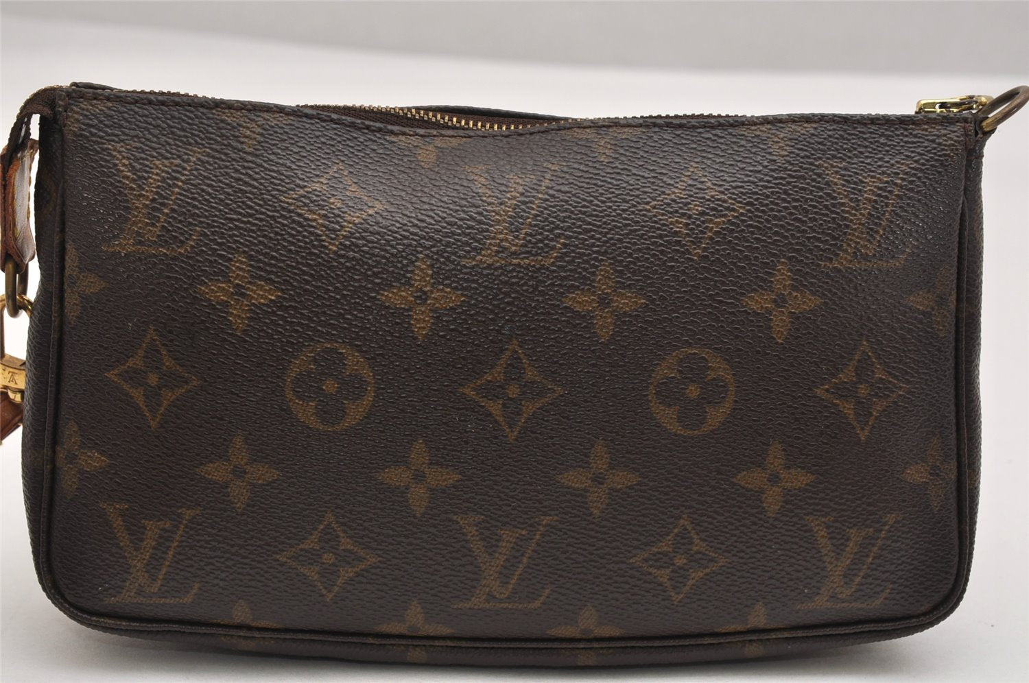 Authentic Louis Vuitton Monogram Pochette Accessoires Pouch M51980 LV Junk 1752K