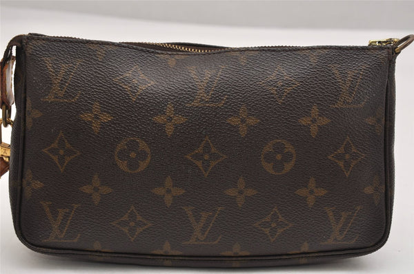 Authentic Louis Vuitton Monogram Pochette Accessoires Pouch M51980 LV Junk 1752K